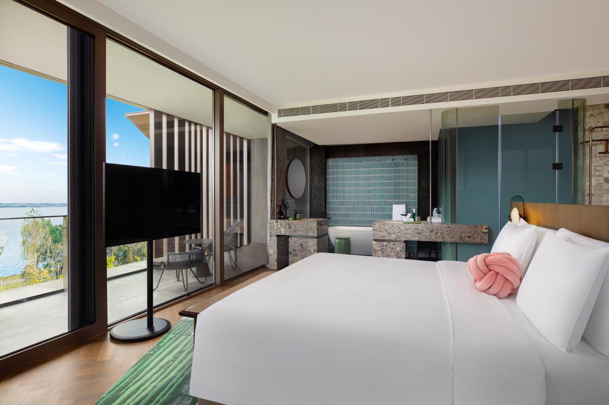 Hotel Indigo Suzhou Yangcheng Lake By Ihg Exteriör bild