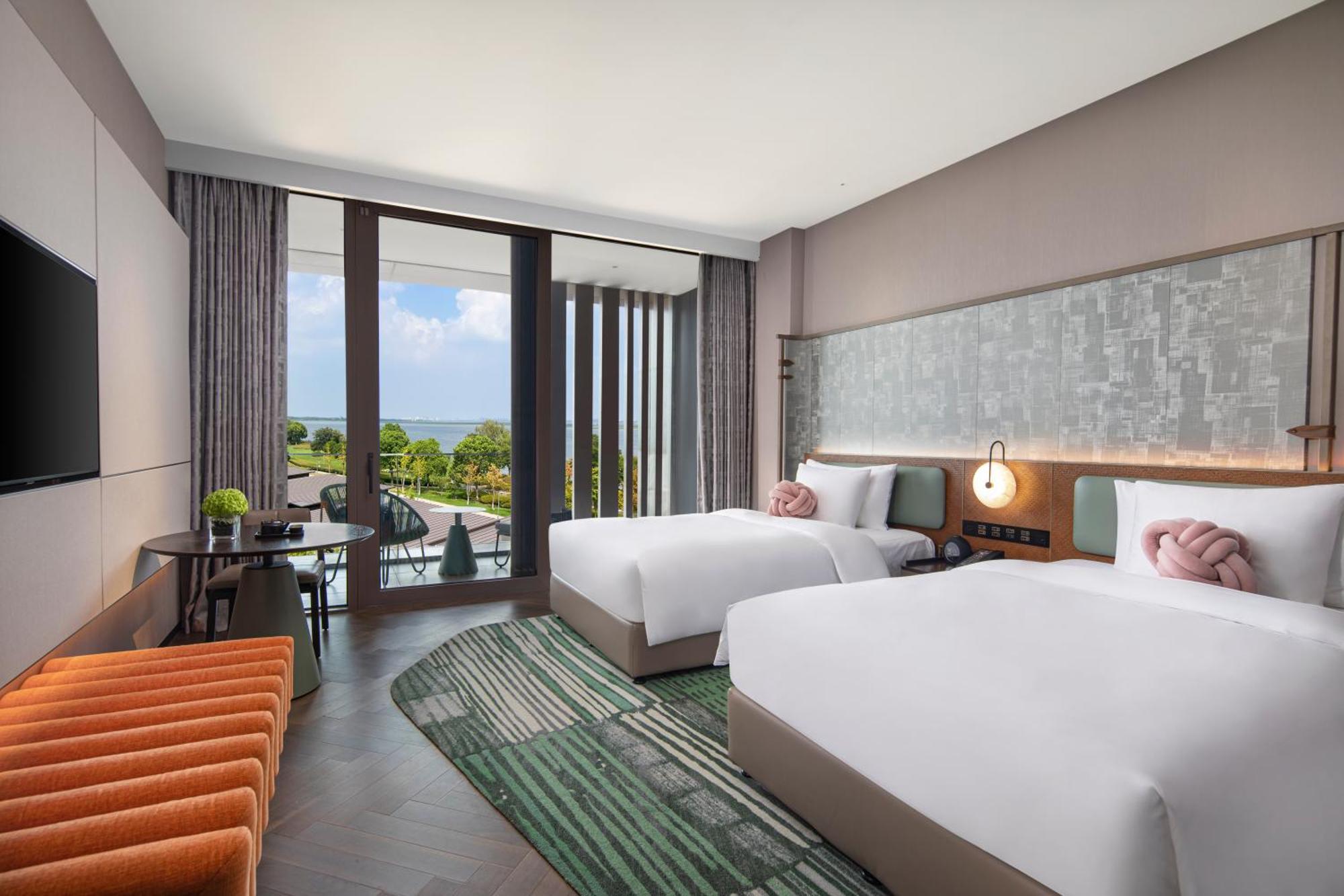Hotel Indigo Suzhou Yangcheng Lake By Ihg Exteriör bild